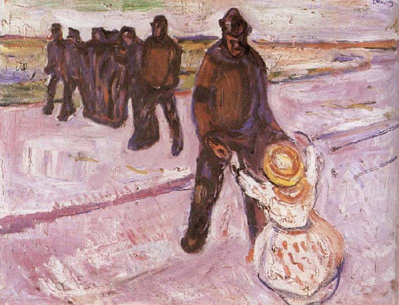 Edvard Munch Worker and Children